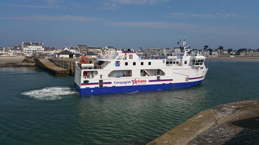 Hotel De La Mer Quiberon Bagian luar foto